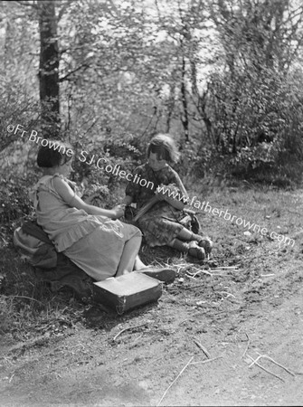 RELAXING IN THE WOODS